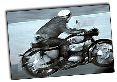 Moped-Raser
