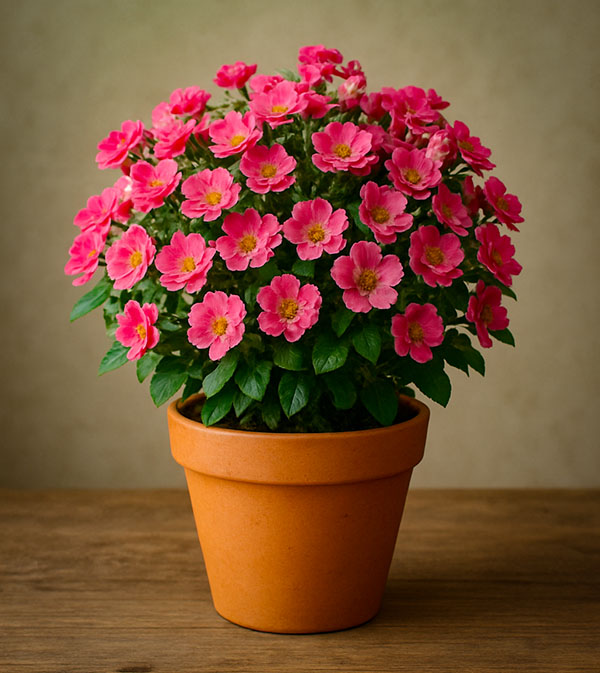 Blumen im Topf