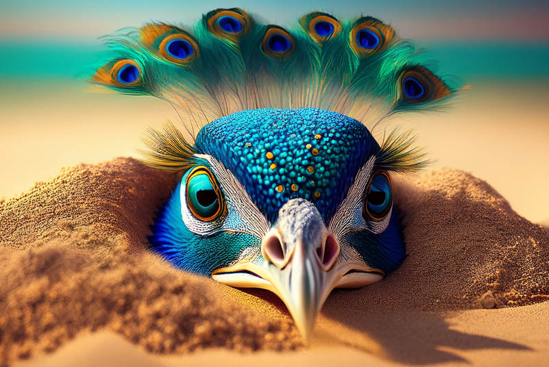 den kopf nicht in den sand stecken